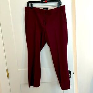 J. Crew Campbell Burgundy cropped pants!